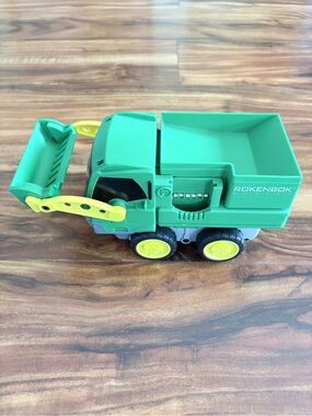 Rokenbok System RC Remote Green Front Loader Dump Truck Vehicle Transport Toy